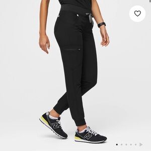 Figs Black Zamora Jogger Scrubs for Women